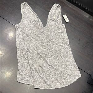 Gray Sleeveless Women's Top